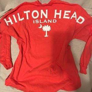 Hilton Head SC long sleeve size s oversized fit worn once